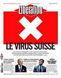 Libération : le virus suisse